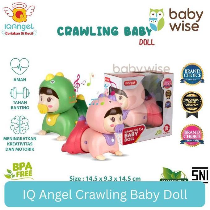 IQ Angel Crawling Baby Doll - Mainan Edukasi Anak