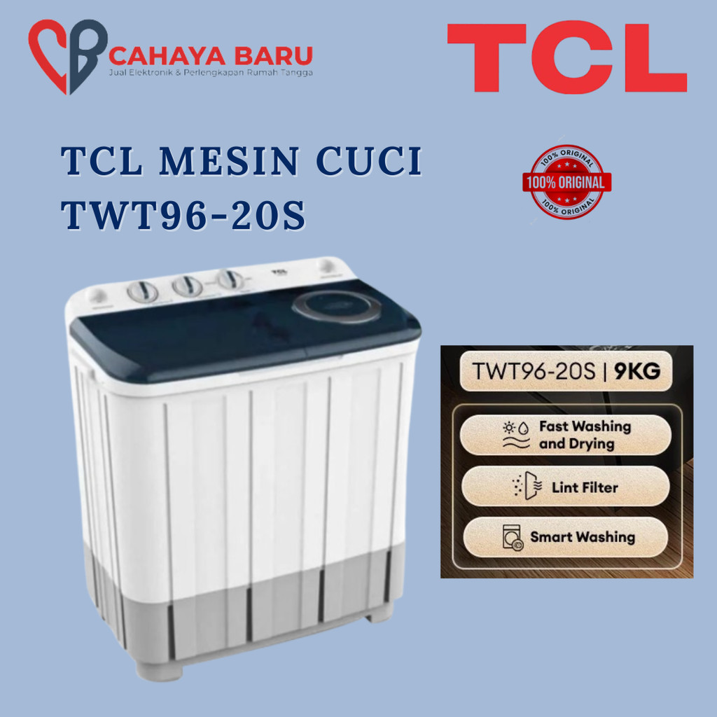 TCL MESIN CUCI TWT96-20S