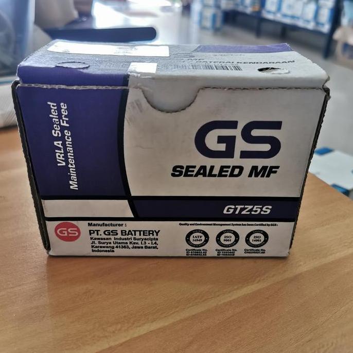 AKI SEPEDA MOTOR GS ASTRA GTZ5S GTZ-5S
