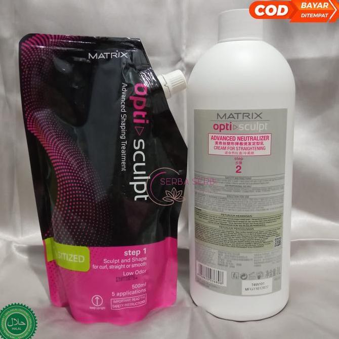 Opti Sculpt 500Ml Matrix Smoothing Resistant Normal Sensitized Pelurus Rambut Rebonding