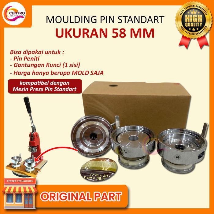 MOULDING MESIN PRESS PIN STANDART | TERSEDIA UKURAN 32/44/58/75 MM | MOULDING 45MM (2 SISI) KUALITAS