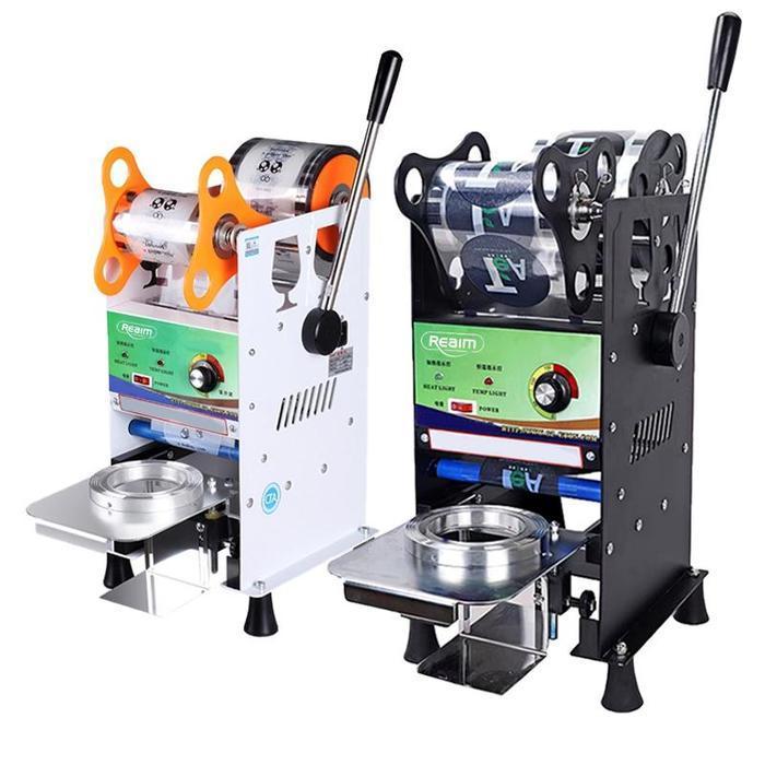 REAIM MESIN PRESS GELAS, CUP SEALER, 8OZ - 26OZ, MESIN PRESS CUP, MESIN SEALING GELAS PLASTIK, CUP S