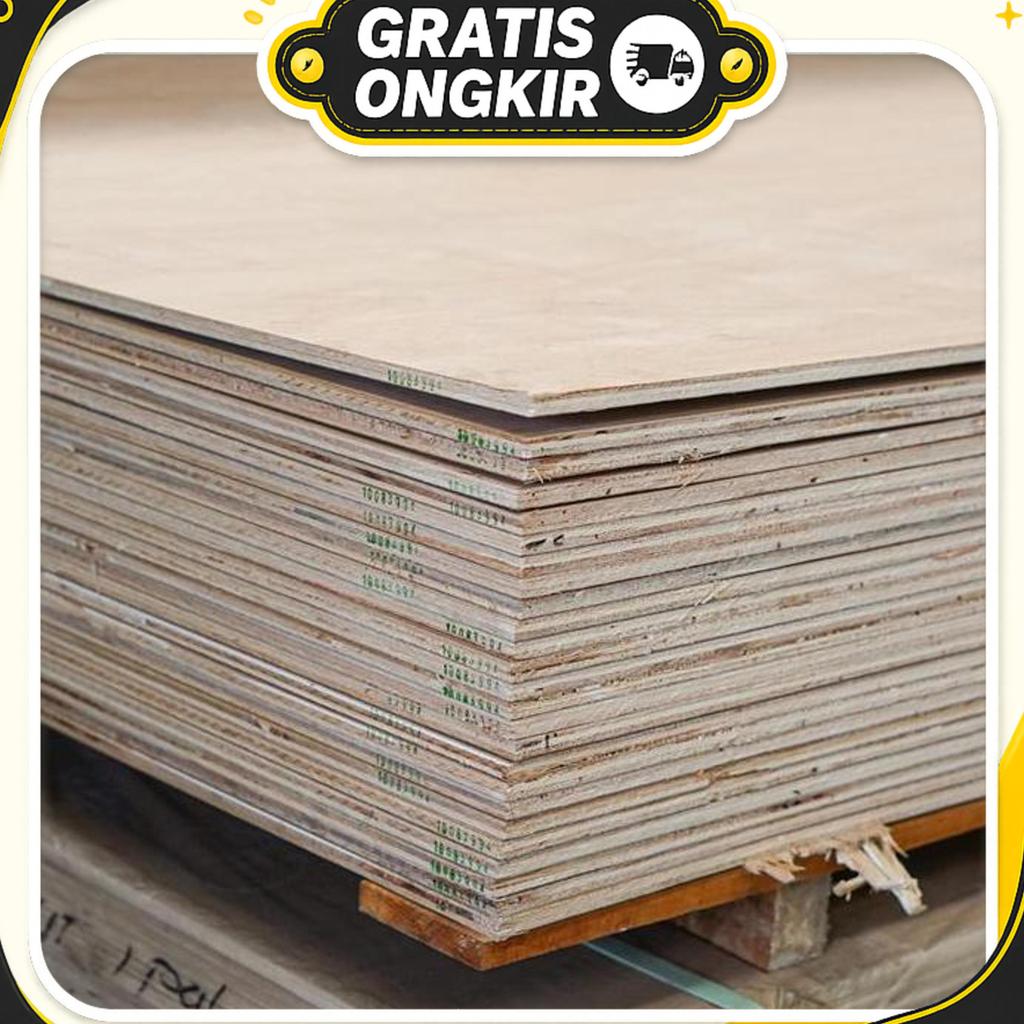 Plywood / Triplek Tp09 Albasia Palem 122Cm X 244Cm X 9Mm