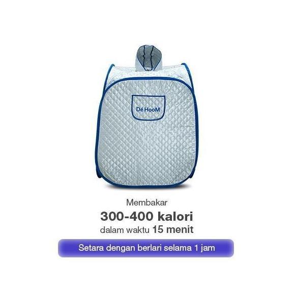De Hoom Steam Sauna Portable- garansi 1 tahun - COD - free bonus kursi [terbaik]