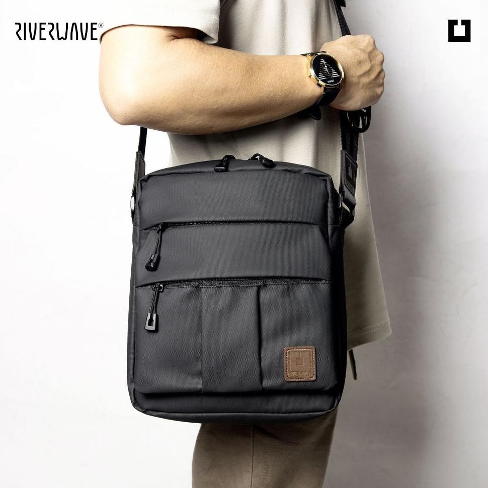 Riverwave Musi Tas Selempang Pria Waterproof Slingbag Cowok Keren Premium Anti Air