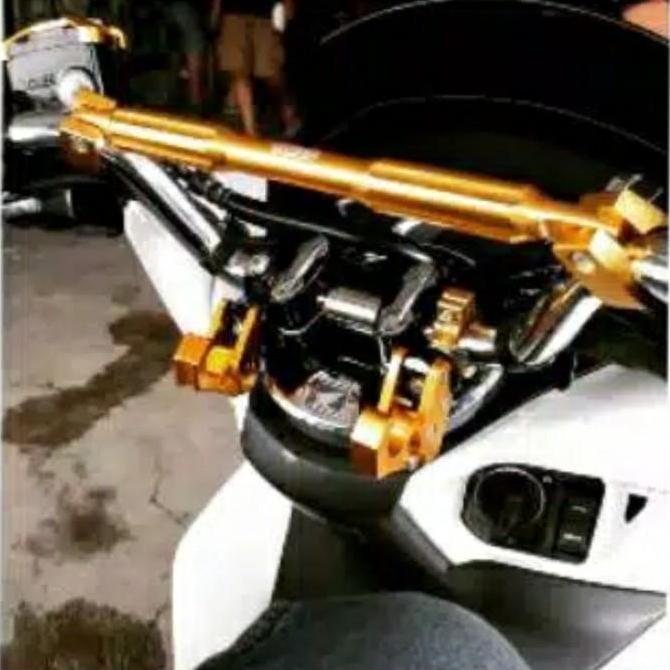 AKSESORIS PAKET 7 VARIASI FRAME JALU KNALPOT SET PCX LOKAL-PCX ABS-NEW - Merah, PCX 150/160/ADV Orig