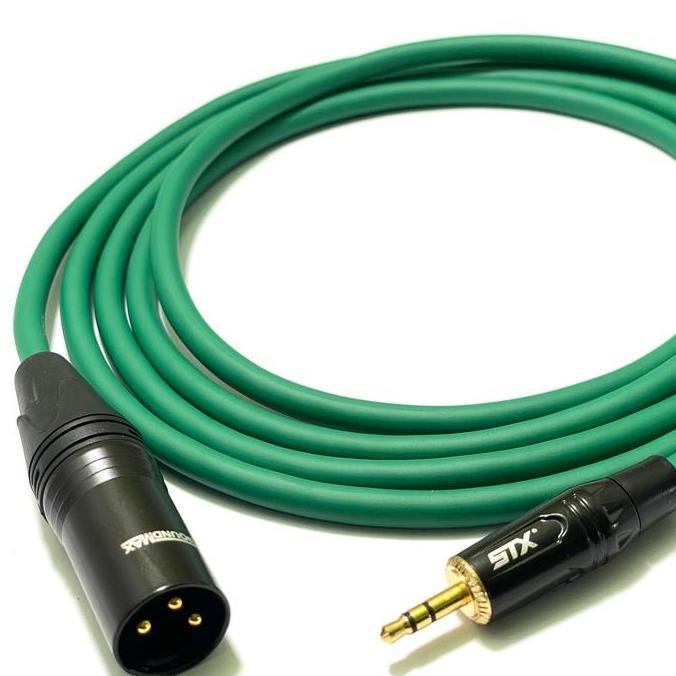 MOGAMI Kabel Original Japan 2549 XLR Male ke 3.5mm STX Gold Pin Kualitas Suara Terbaik LOW NOISE Gar