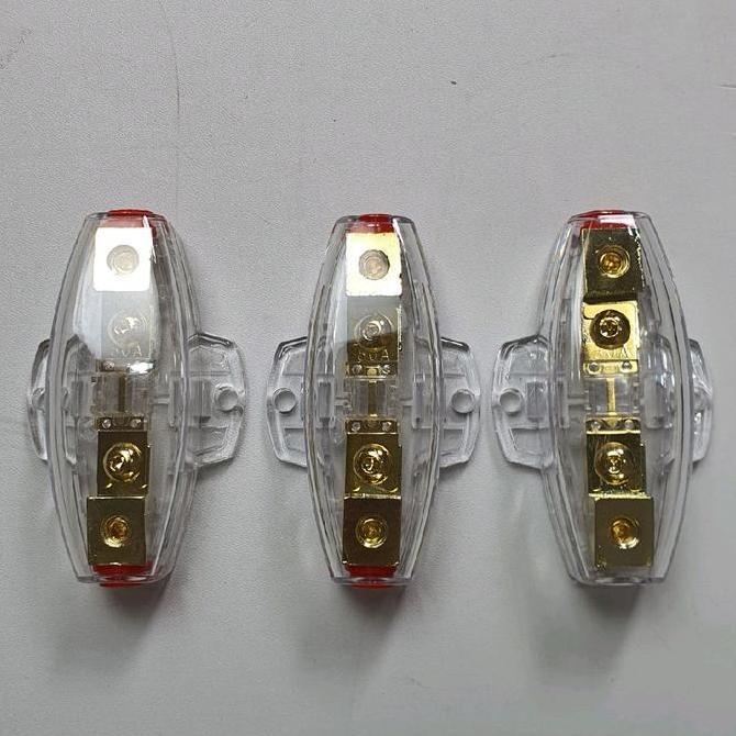 EMBASSY FUSE (SEKRING) 80 AMPER Fuse Pengaman Audio Sekering Sikring Mobil dengan Box Fuse Transpara