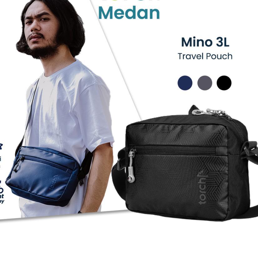 Torch Mino 3 Liter Tas Selempang Bahu Pria Wanita Anti Air