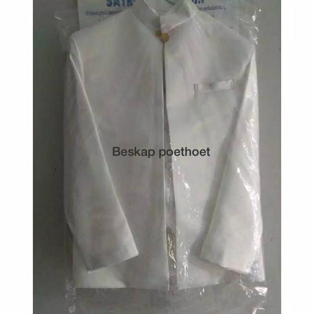 Best Seller Jas Akad Nikah Putih Simple Elegan Bukan Beskap Set Celana