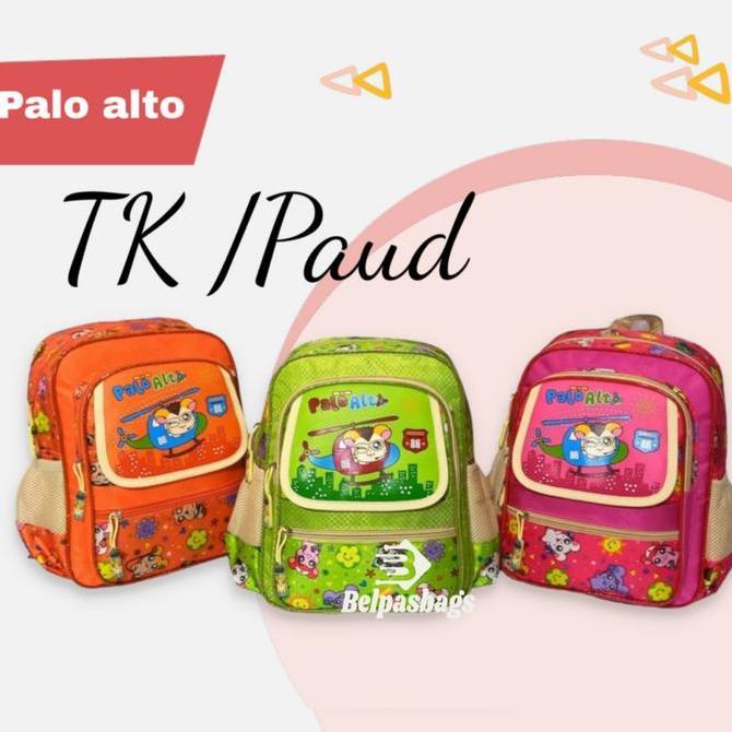 NEW TAS ANAK RANSEL PEREMPUAN TK PAUD PALO ALTO ORI