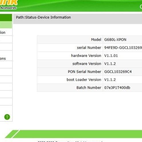 ZEVANEEASQUARE ONT XPON DUALBAND GGCLINK G680L NEW , XPON GPON EPON ONU DUALBAND MURAH