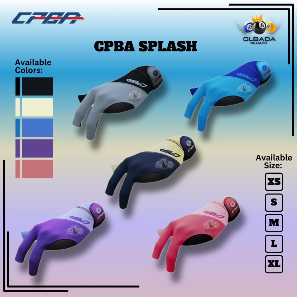 CPBA Splash Series Billiard Gloves | Sarung Tangan Billiard CPBA Splash billiard