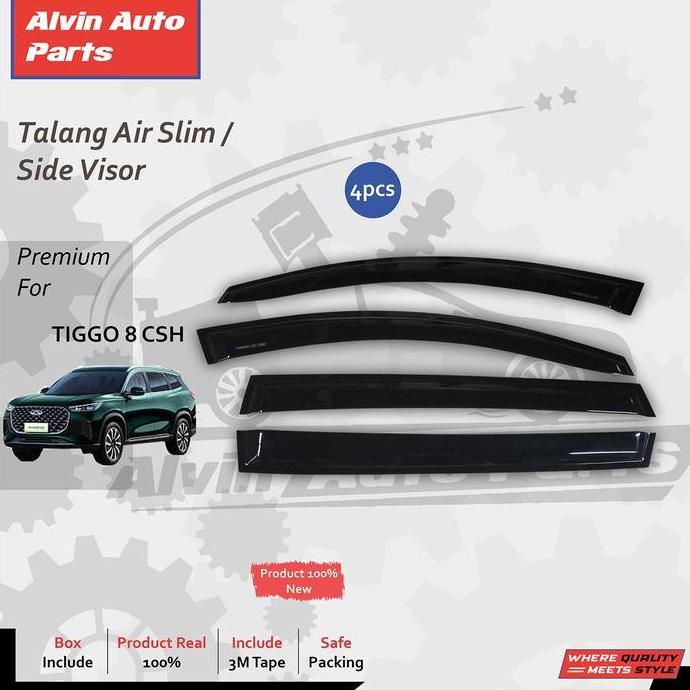 Talang Air Tiggo 8 Csh Slim / Side Visor Tiggo 8 Csh Slim / Accessories Tiggo 8 Csh Promo