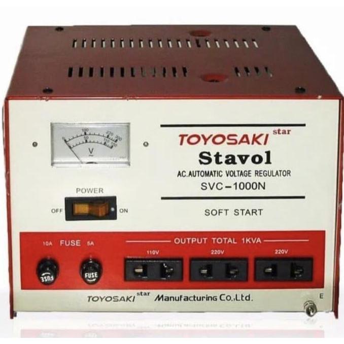 Stabilizer Toyosaki SVC1000N Stavol 1000VA AVR 1000watt Stavol Motor