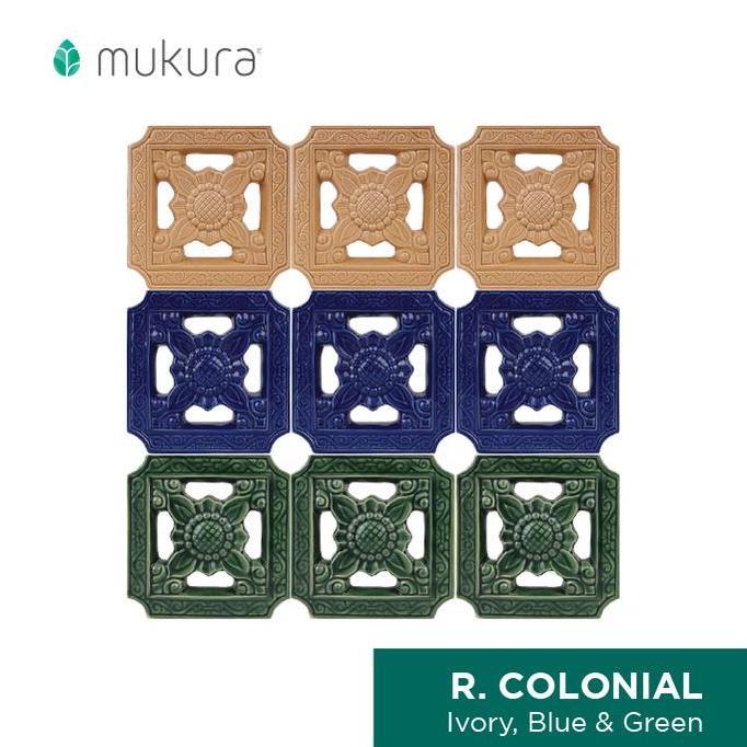 Roster Keramik Mukura / Lubang Angin Keramik / Loster Colonial 20X20Cm