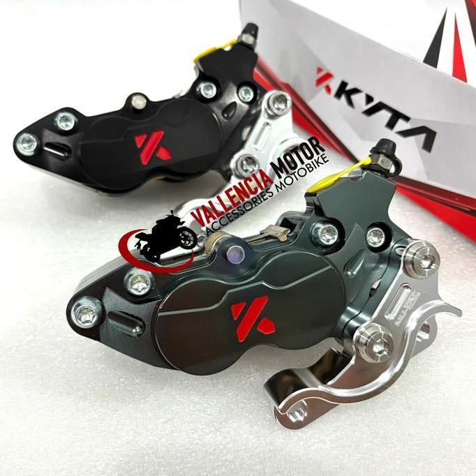 Kaliper 4 Piston Ktc Kyta Jupiter Z/ Jupiter Burhan Plus Breket Disc 260 Mm Baru