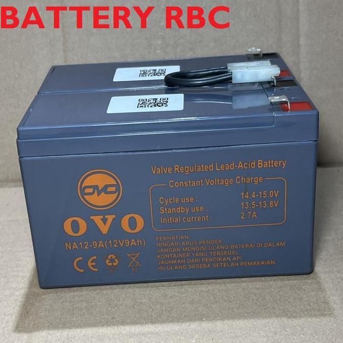baterai Ups Apc BX1400UMS BX1400U-MS Battery Compatible RBC SMT 12V 9A