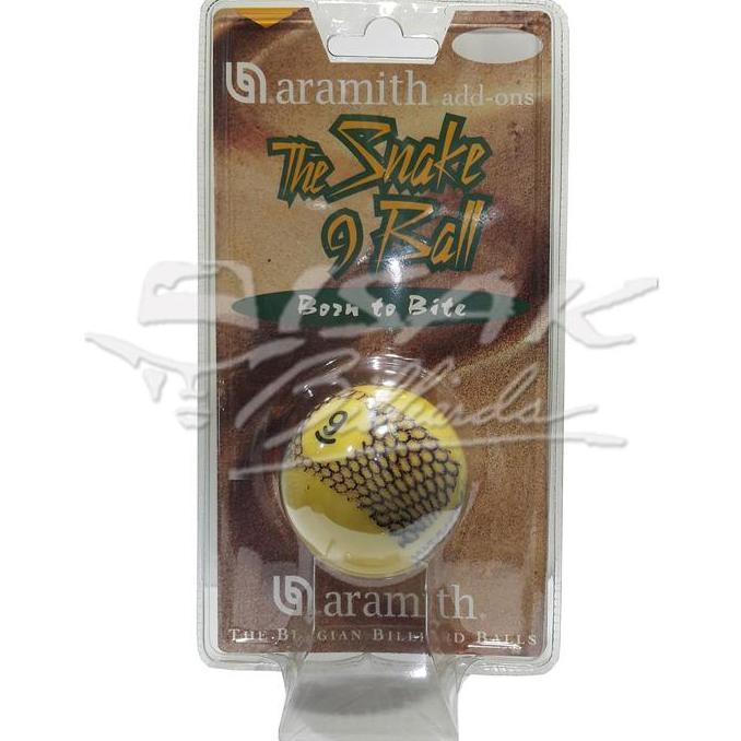 ARAMITH SNAKE 9-BALL - BOLA BILIAR 9 MOTIF ULAR - BILLIARD POOL BILYAR MURAH