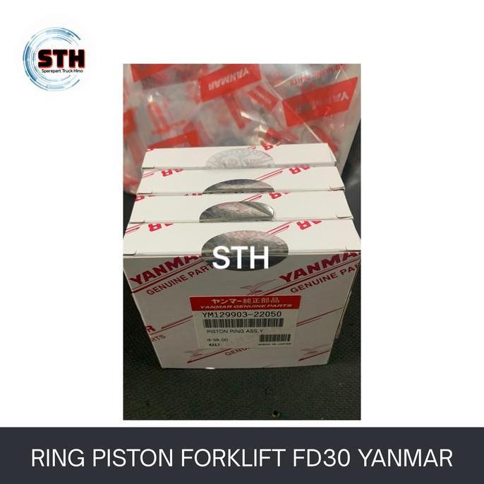 129903-22050 RING PISTON FORKLIFT FD30 4TNE98 YANMAR HARGA PER SET 1 ENGINE SIAP KIRIM