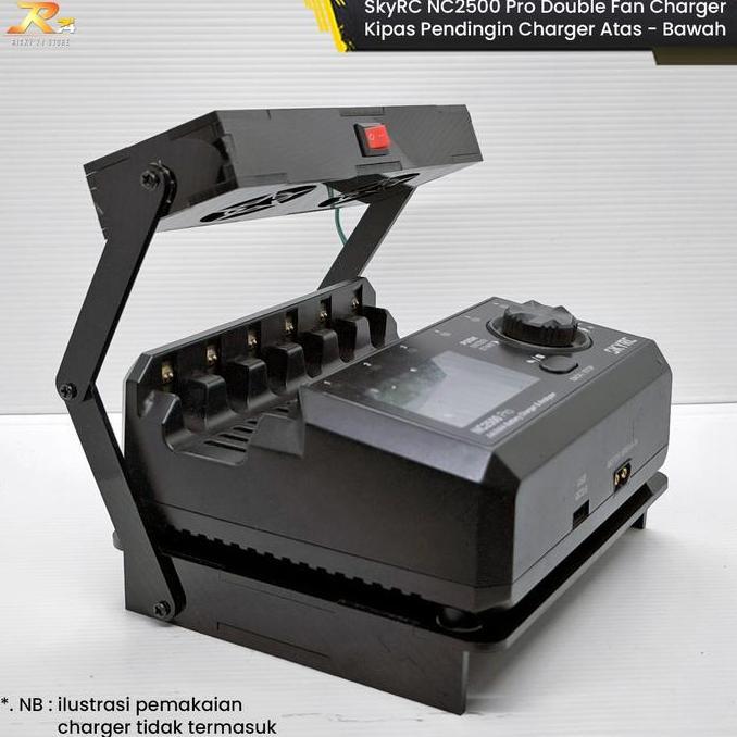 SkyRC NC2500 Pro Kipas Double Fan Charger - Kipas Pendingin Atas Bawah NC 2500 Tamiya Diskon