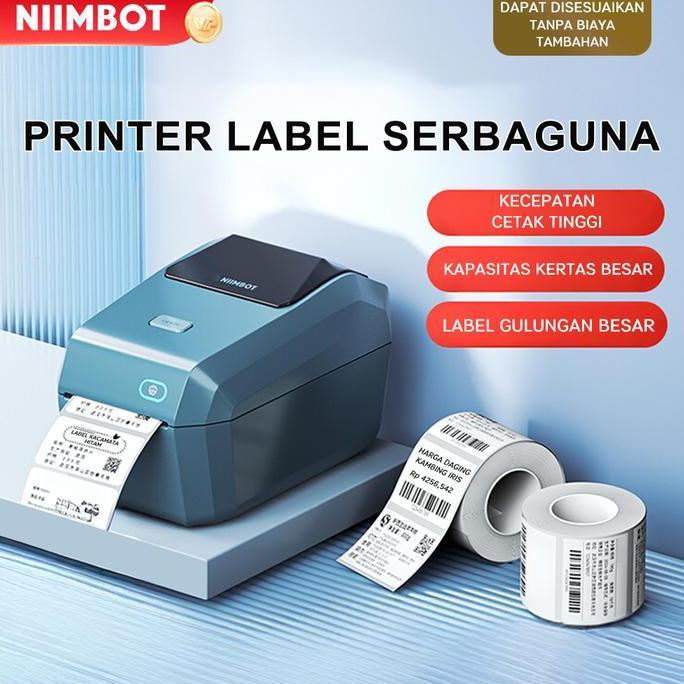 Juilooshophs - NIIMBOT K3 Printer Label Bluetooth 203DPI High-Speed, Auto Cutting - Cetak Label Harg