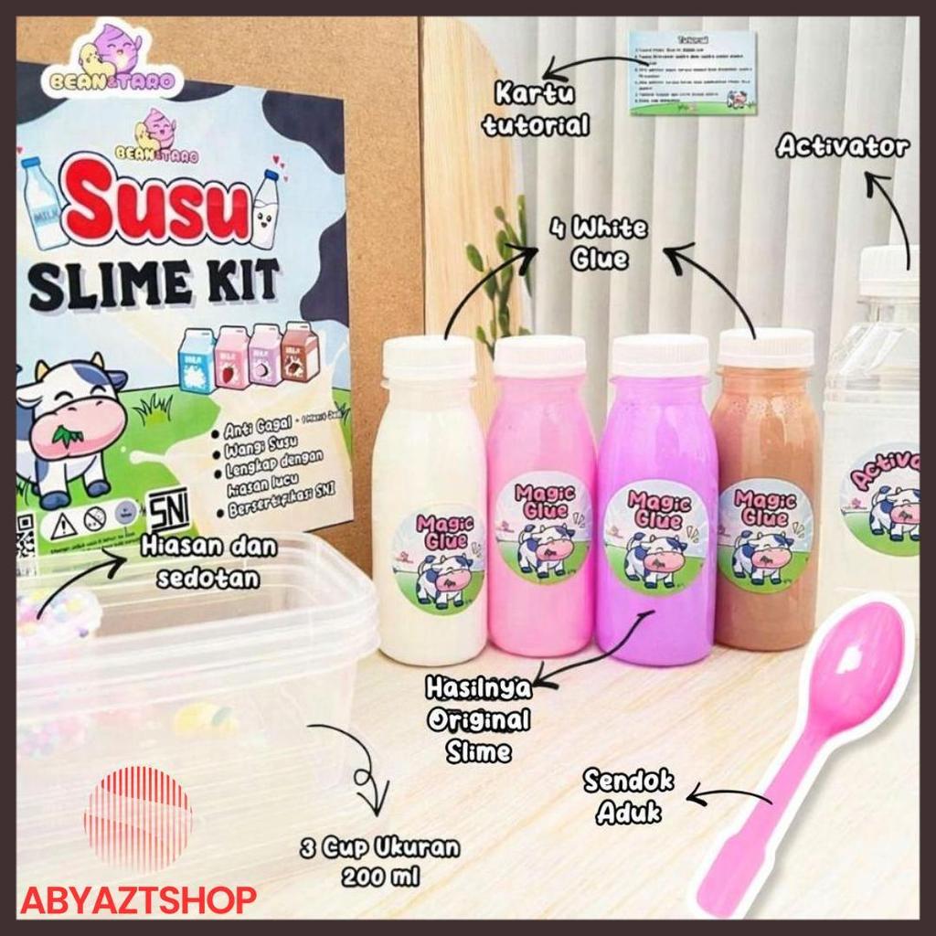 Sale Slime Kit Susu || Susu Slime Kit || Slime Seru || Slime Anak || Slime Wangi || Sensory Play || 