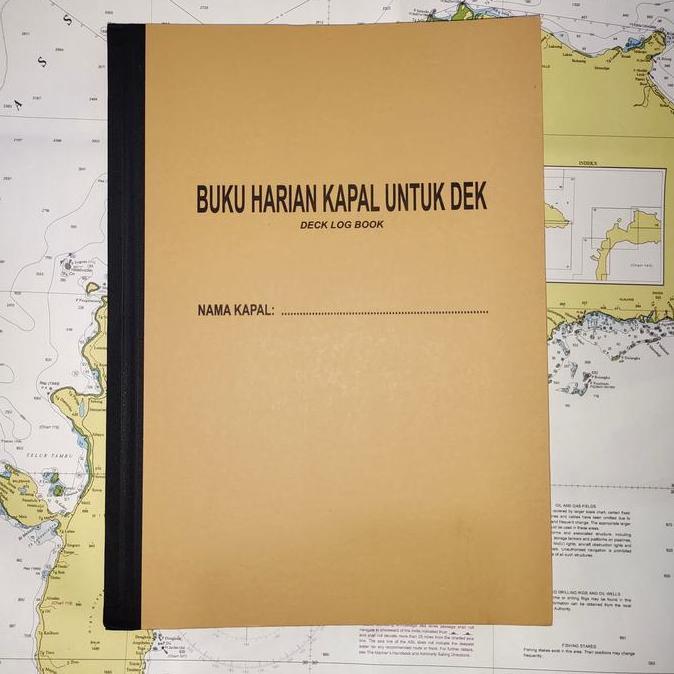 jozzymary - buku harian kapal untuk dek / deck log book / buku jurnal deck