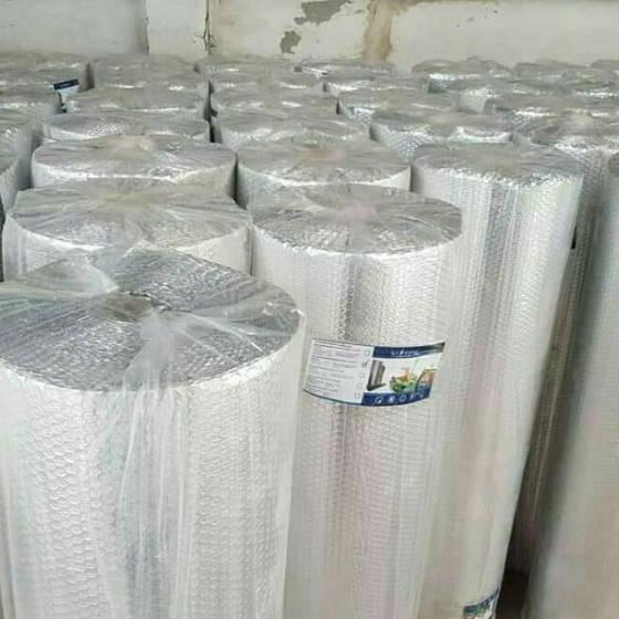 Aluminium Bubble Foil Double Peredam Panas Atap Insulasi Atap