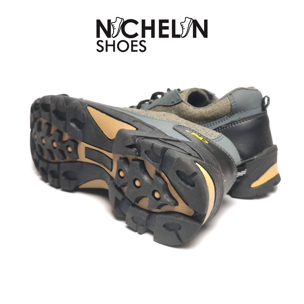 Terbaru Sepatu Hiking Pria Sepatu Touring Sepatu Outdor Kerja Lapangan Sepatu Olahraga Nichelin