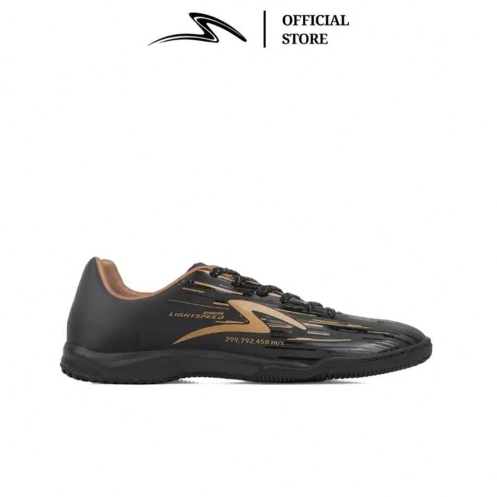 CUCI GUDANG SEPATU OLAHRAGA FUTSAL LIGHTSPEED HITAM UNGU SEPATU FUTSAL SPEC