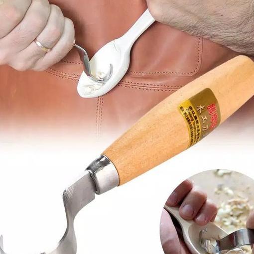 Rky Pisau Ukir Kayu Model U Wood Carving Knife Rky