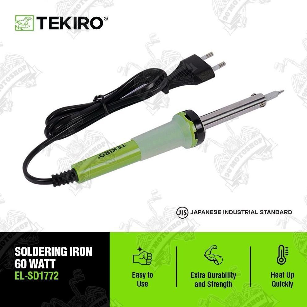 Tekiro Solder Listrik 60 Watt | Soldering Iron Solder Model Lurus 60 W 40 Watt Terbagus