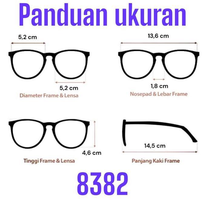 Sale Kacamata Bulat Anti Radiasi Photocromic Blueray Laki Laki Perempuan 8382 Lensa Tersedia Normal 