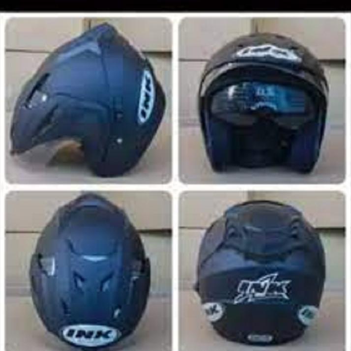 NEW PRODUCT HELM INK DOUBLE VISOR ORIGNAL MERK BMT EMBOSS SNI