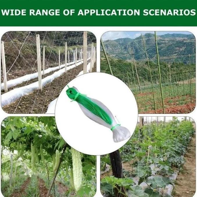 MANAZY Vinnatsu 2M x 100M/Jaring Net Rambatan Tanaman Untuk Jaring Pagar Ayam Kebun /Jaring Tanaman 