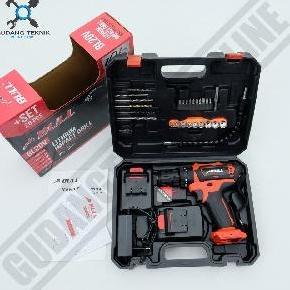TERAR Mesin Bor Baterai Bull BL20V - Cordless Impact Drill Bull BL20V - Mesin Bor Baterai Bor Beton
