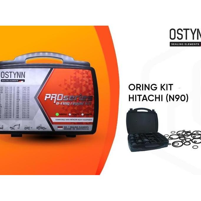 URGAN Oring Kit NBR90 OSTYNN O Ring Repair Karet Seal Set Box HITACHI
