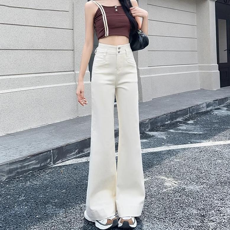 Exclusive |Kekinian.Factory| Highwaist Celana Kulot Putih Wanita / Celana Wanita Korea / Highwaist K