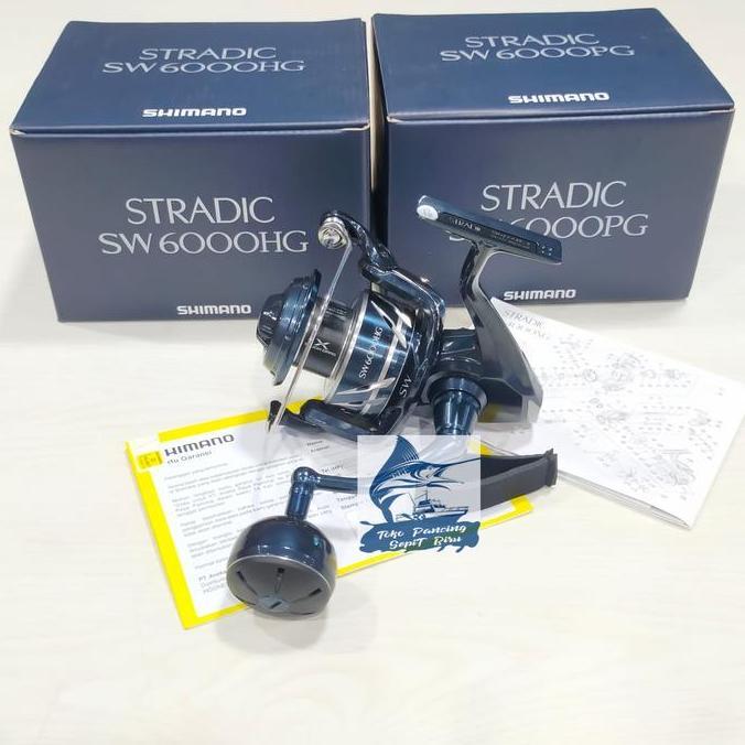 Reel Spinning Shimano Stradic Sw 4000 5000 6000 8000 New 2024 | Reel Pancing | Alat Pancing | Reel S