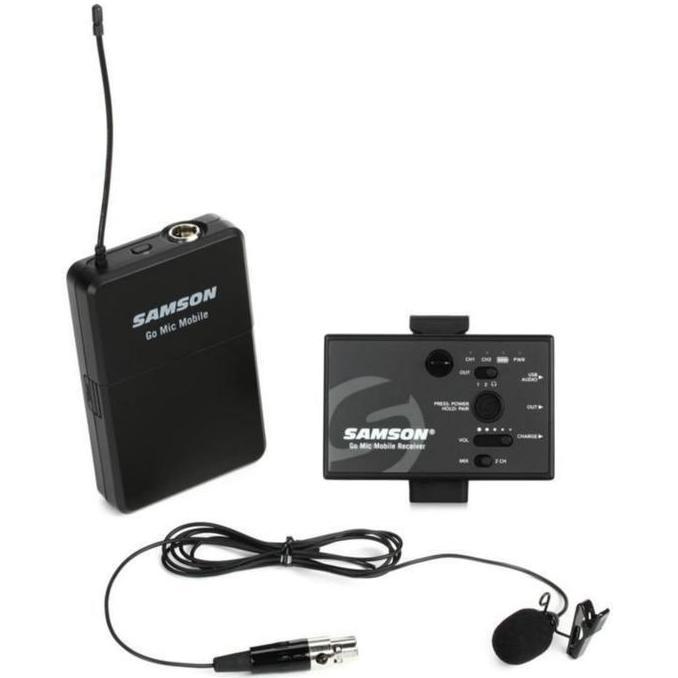 TERLARIS SAMSON GO MIC MOBILE LAVALIER - CLIP ON LAVALIER MIC WIRELESS SYSTEM