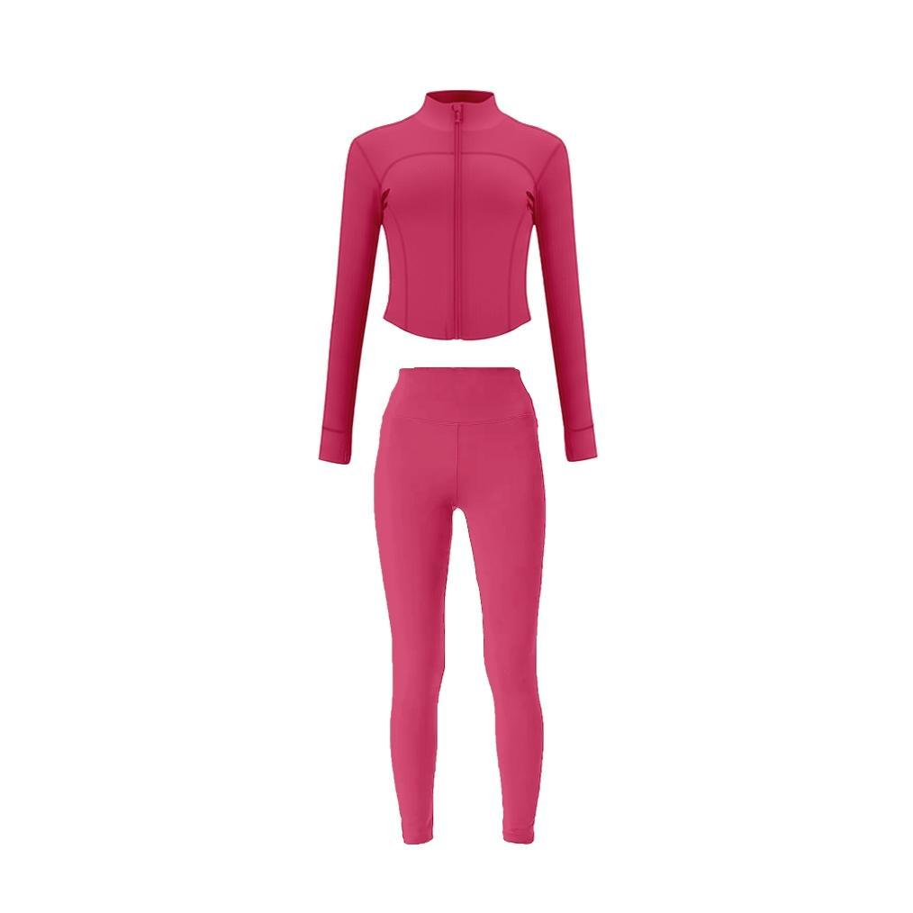 Murah V3 - Setelan Jaket Olahraga Wanita Setelan Baju Zumba Setelan Jaket Gym Baju Olahraga Polos Wa