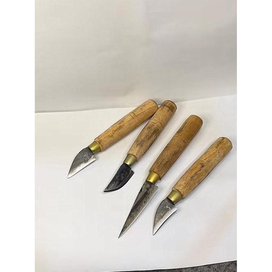 GARAVAR pisau serut bambu grafting okulasi bonsai bahan plat baja gagang kayu kuat