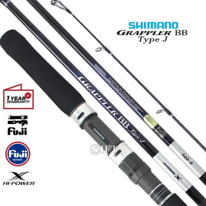 Joran Shimano Grappler Bb Type J Jigging Pe 2,5 | 3 | 4 | 5 | 6 Fuji X