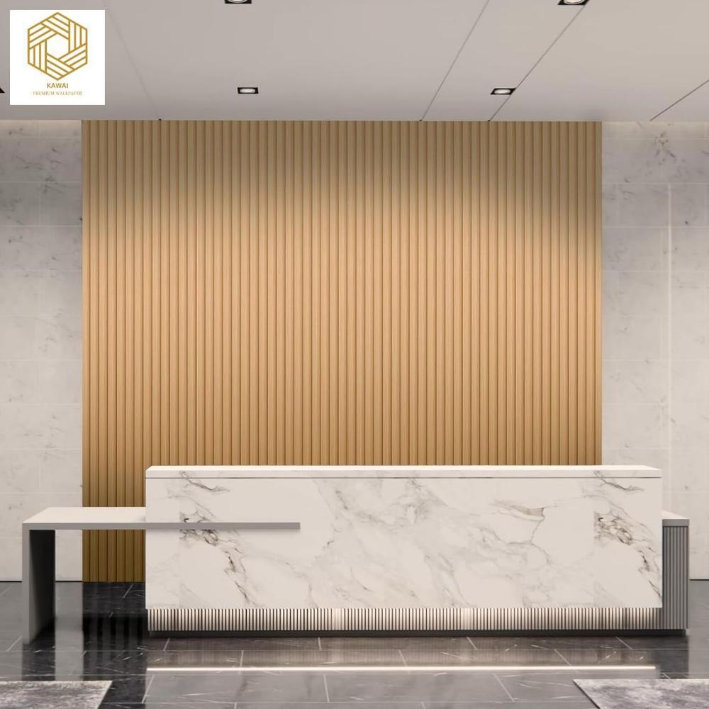 VALUE PACK Wall Panel WPC Wood Premium 1.45 meter x 15.5cm dekorasi dinding | Panel Kayu 3D READY ME