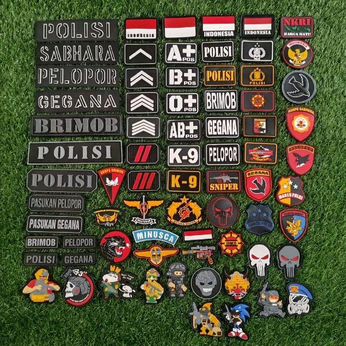 PATCH LOGO / PATCH RUBBER / PATCH BRIMOB / PATCH POLISI TERBARU