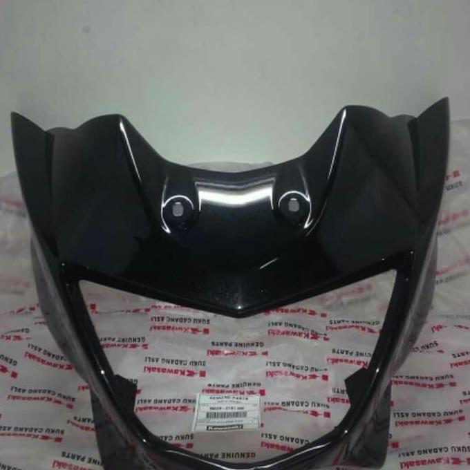 batok barong ninja R 150 cover lampu ninja R 150 hitam orinal