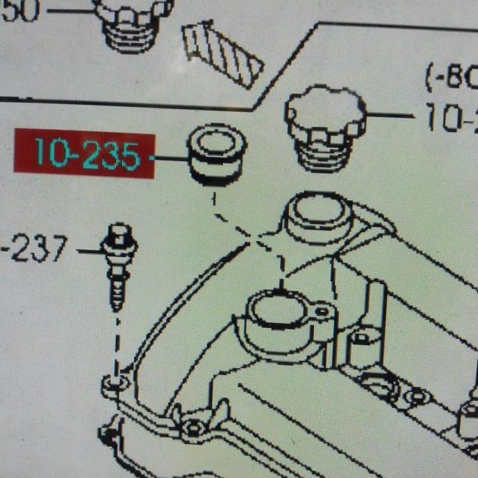 MGP Seal Sensor di tutup klep Mazda 6 GG / GH belum skyactive