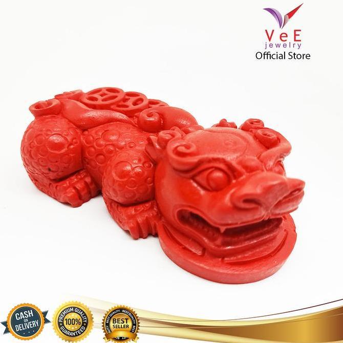 Patung Naga Pixiu Batu Marjan - VeE Patung Batu Alam
