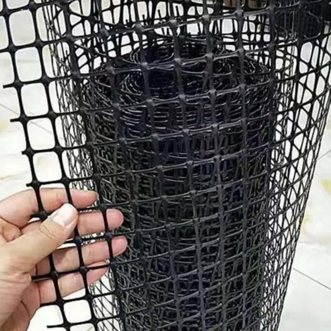 25 Meter Jaring Kawat Plastik Jaring Kandang Ayam Jaring Plastik HDPE Jaring Pagar Kolam Ikan